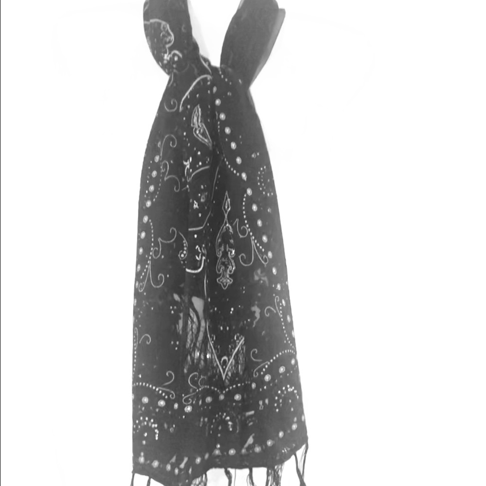 Elegant Scarf Or Wrap Or Bed Runner